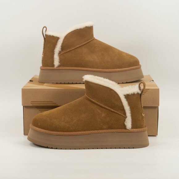 Koolaburra by UGG Women's Ultra Mini Platform 'Chestnut' 1158590W-CHE size 10 - Picture 8 of 9